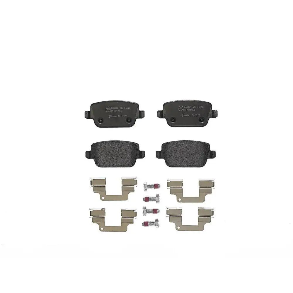 Brembo Premium Low-Met OE Equivalent Pad Brake Pad P44016 - Disc Set