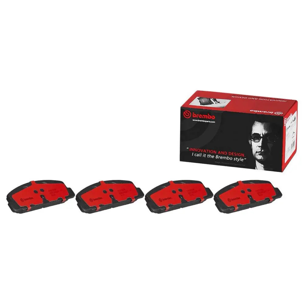 Brembo Premium Low-Met OE Equivalent Pad Brake Pad P49036N - Disc Set