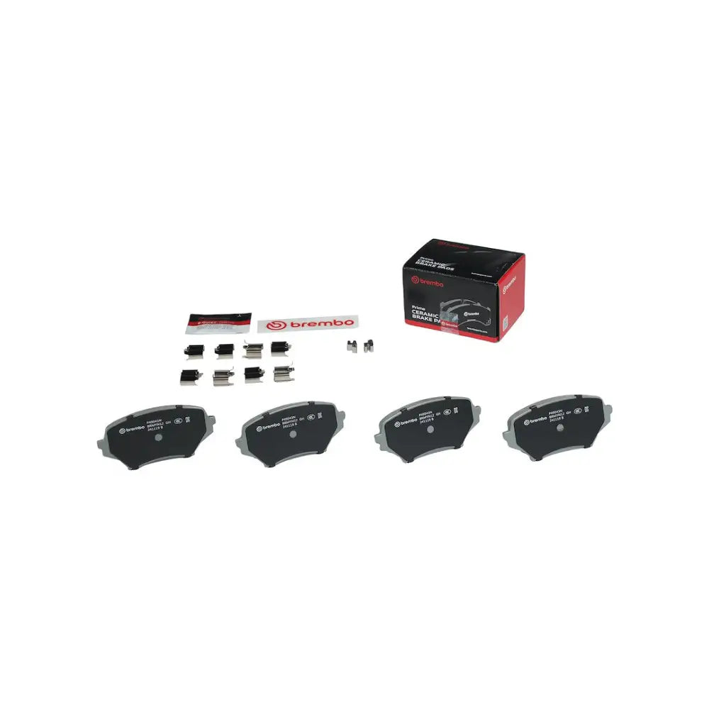 Brembo Premium Low-Met OE Equivalent Pad Brake Pad P49043N - Disc Set