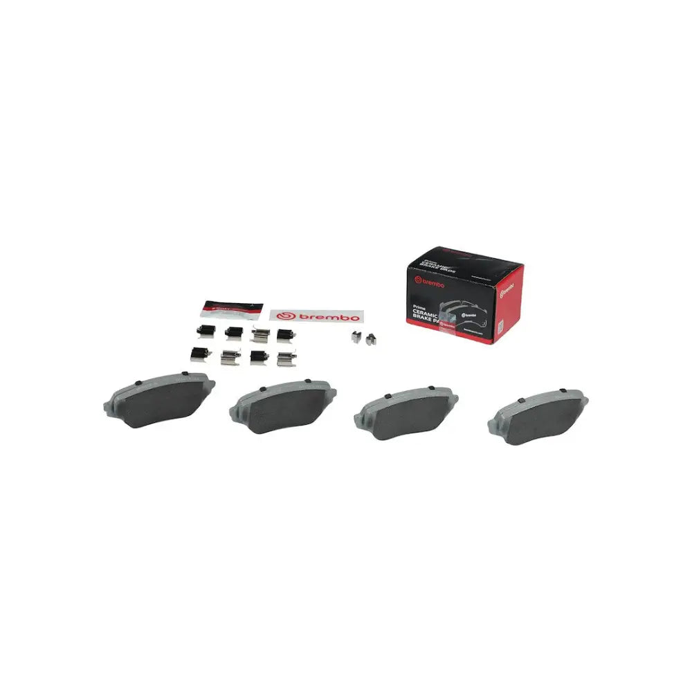 Brembo Premium Low-Met OE Equivalent Pad Brake Pad P49043N - Disc Set