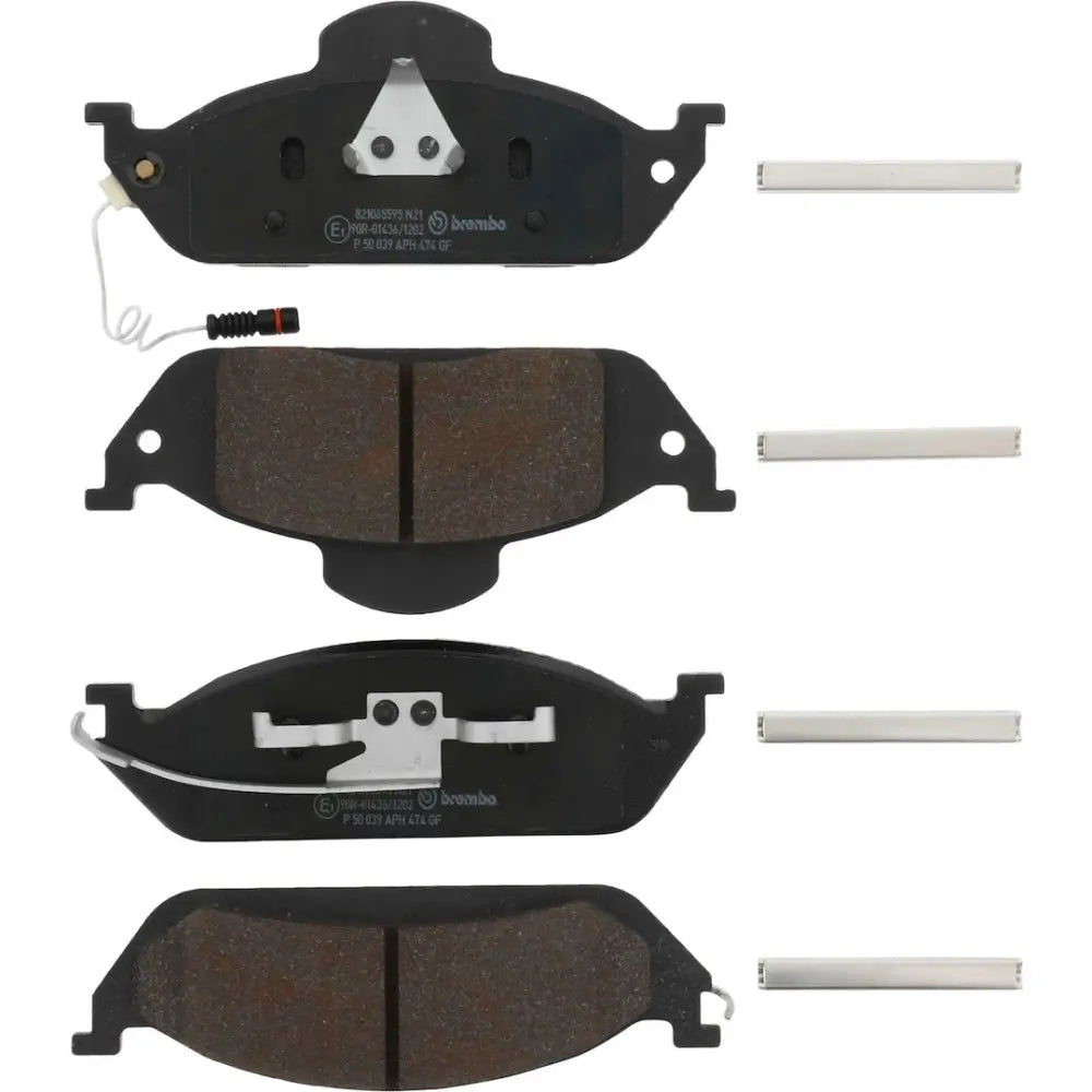 Brembo Premium Low-Met OE Equivalent Pad Brake Pad P50039 - Disc Set