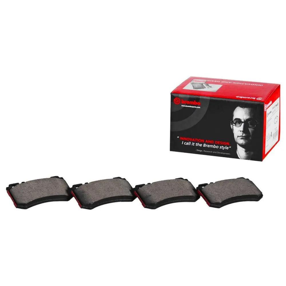 Brembo Premium Low-Met OE Equivalent Pad Brake Pad P50075N - Disc Set