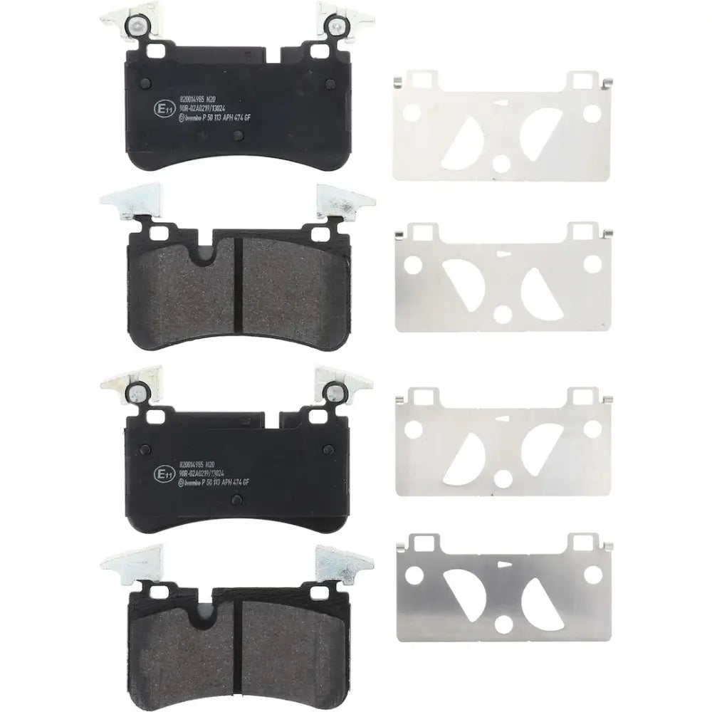 Brembo Premium Low-Met OE Equivalent Pad Brake Pad P50113 - Disc Set