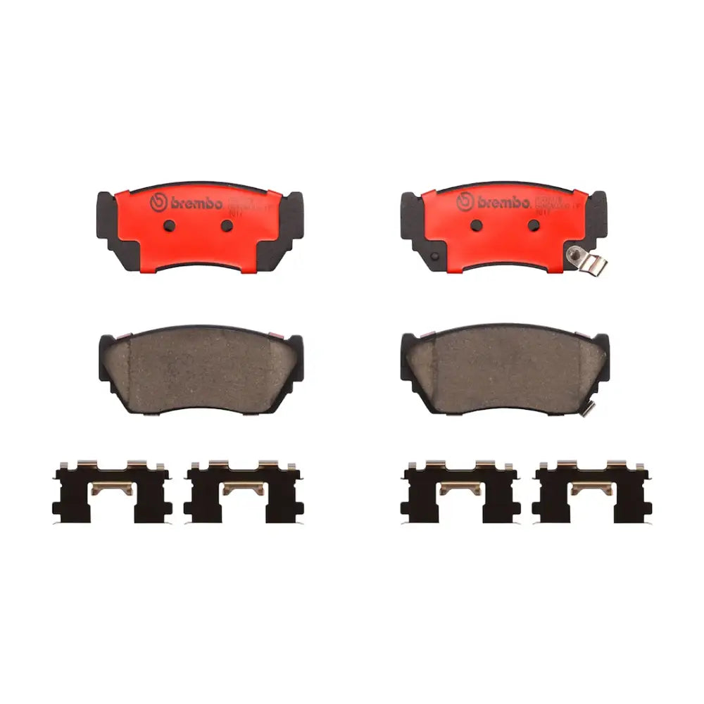 Brembo Premium Low-Met OE Equivalent Pad Brake Pad P56027N - Disc Set