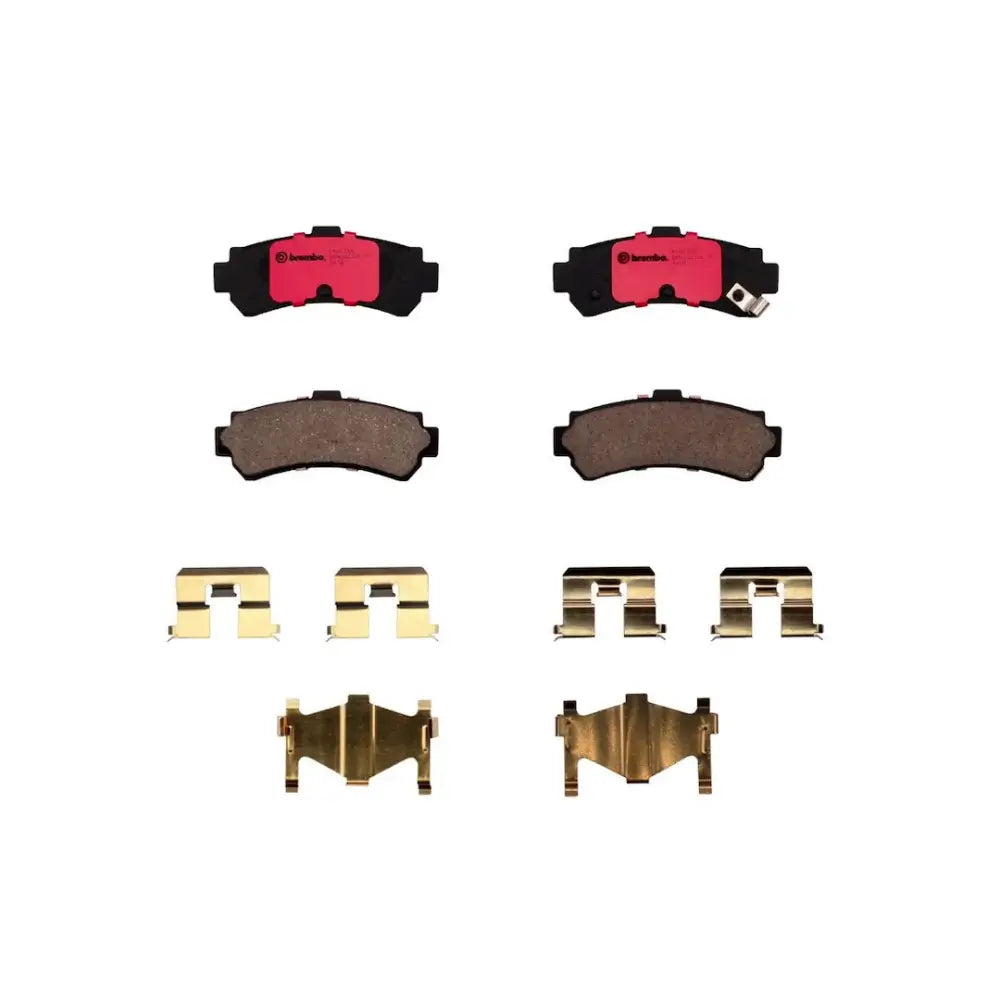 Brembo Premium Low-Met OE Equivalent Pad Brake Pad P56035N - Disc Set