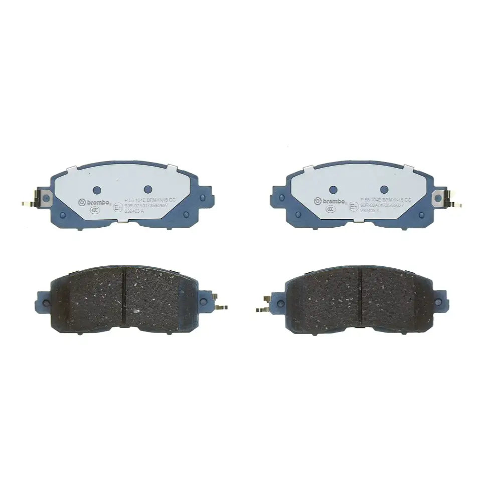 Brembo Premium Low-Met OE Equivalent Pad Brake Pad P56104