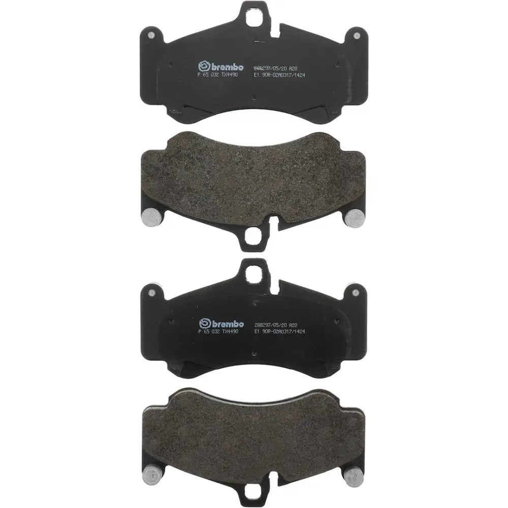 Brembo Premium Low-Met OE Equivalent Pad Brake Pad P65032 - Disc Set