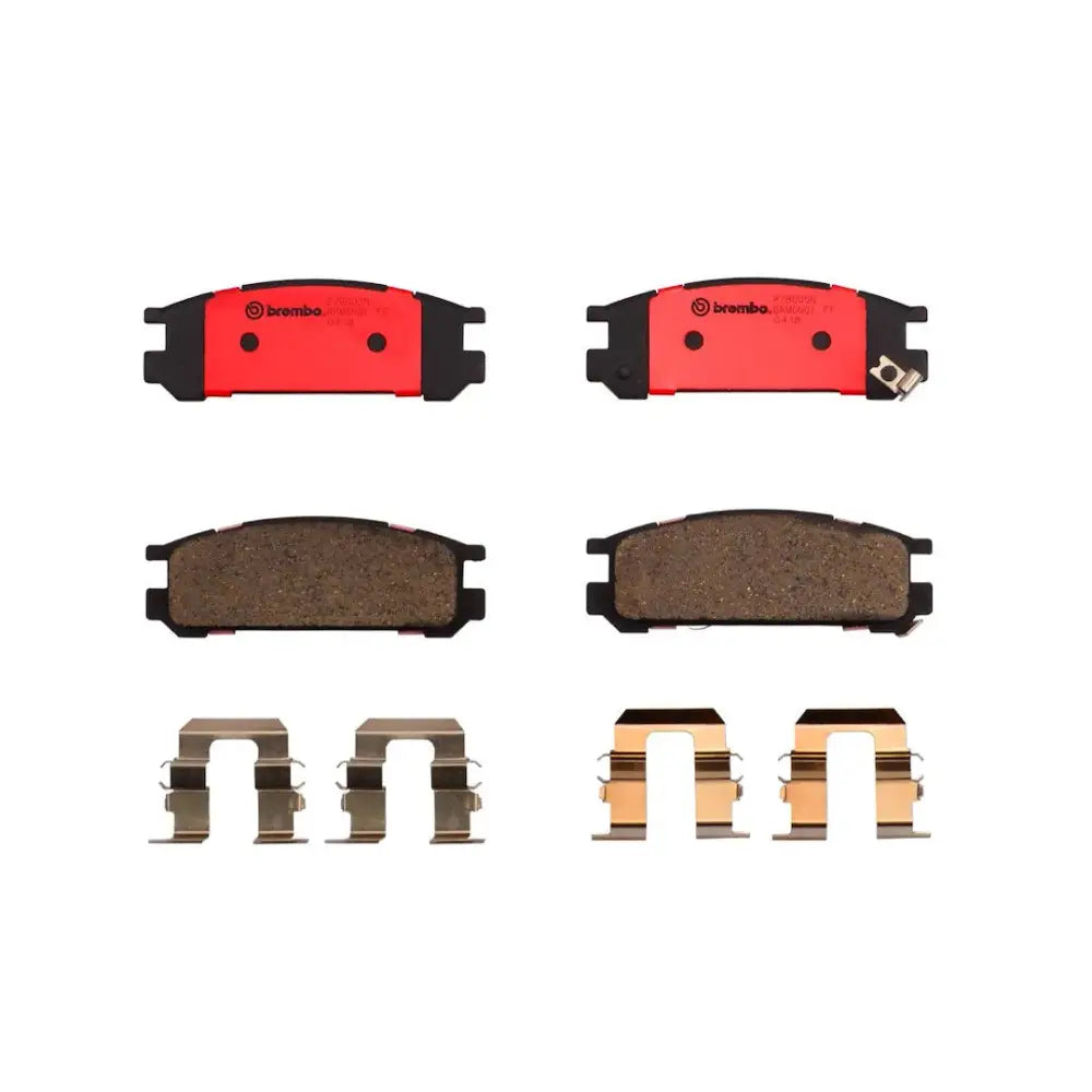 Brembo Premium Low-Met OE Equivalent Pad Brake Pad P78005N - Disc Set
