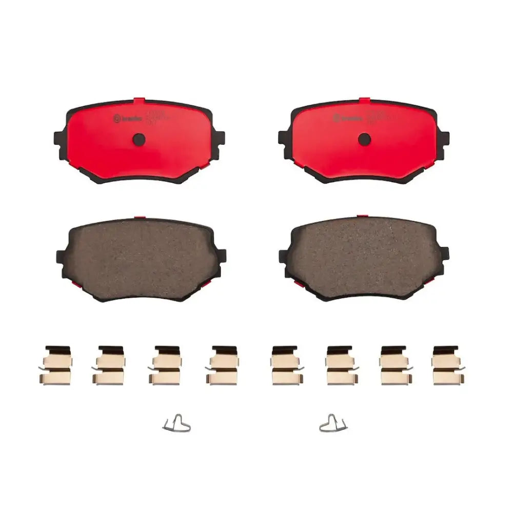 Brembo Premium Low-Met OE Equivalent Pad Brake Pad P79009N - Disc Set