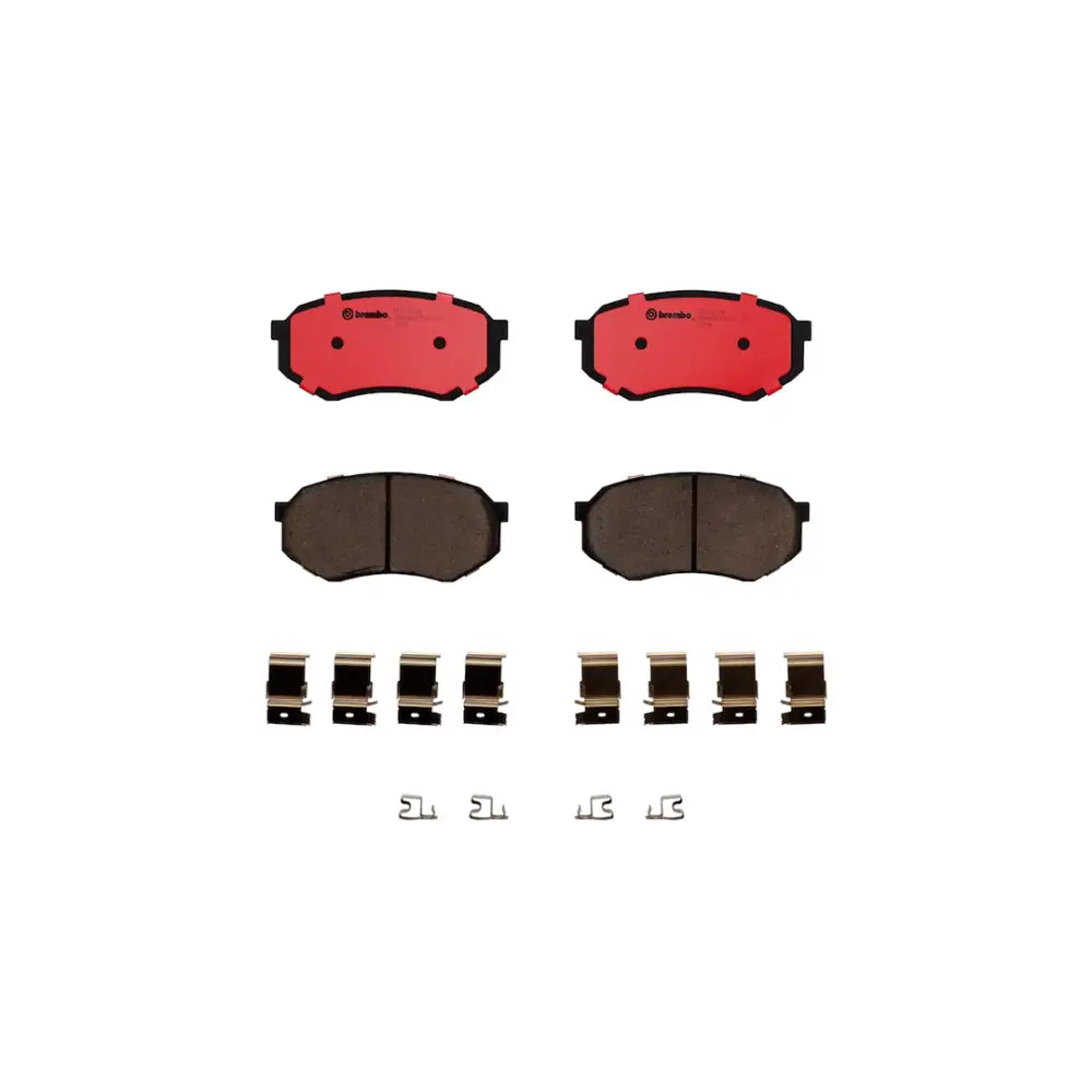 Brembo Premium Low-Met OE Equivalent Pad Brake Pad P83122N - Disc Set