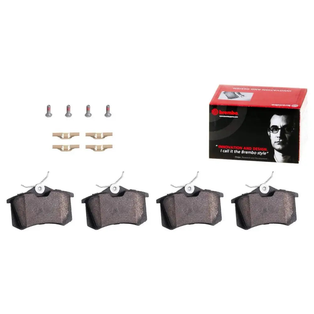 Brembo Premium Low-Met OE Equivalent Pad Brake Pad P85011N - Disc Set