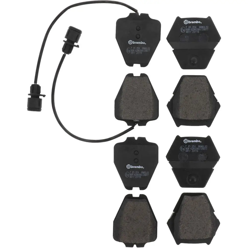 Brembo Premium Low-Met OE Equivalent Pad Brake Pad P85054 - Disc Set