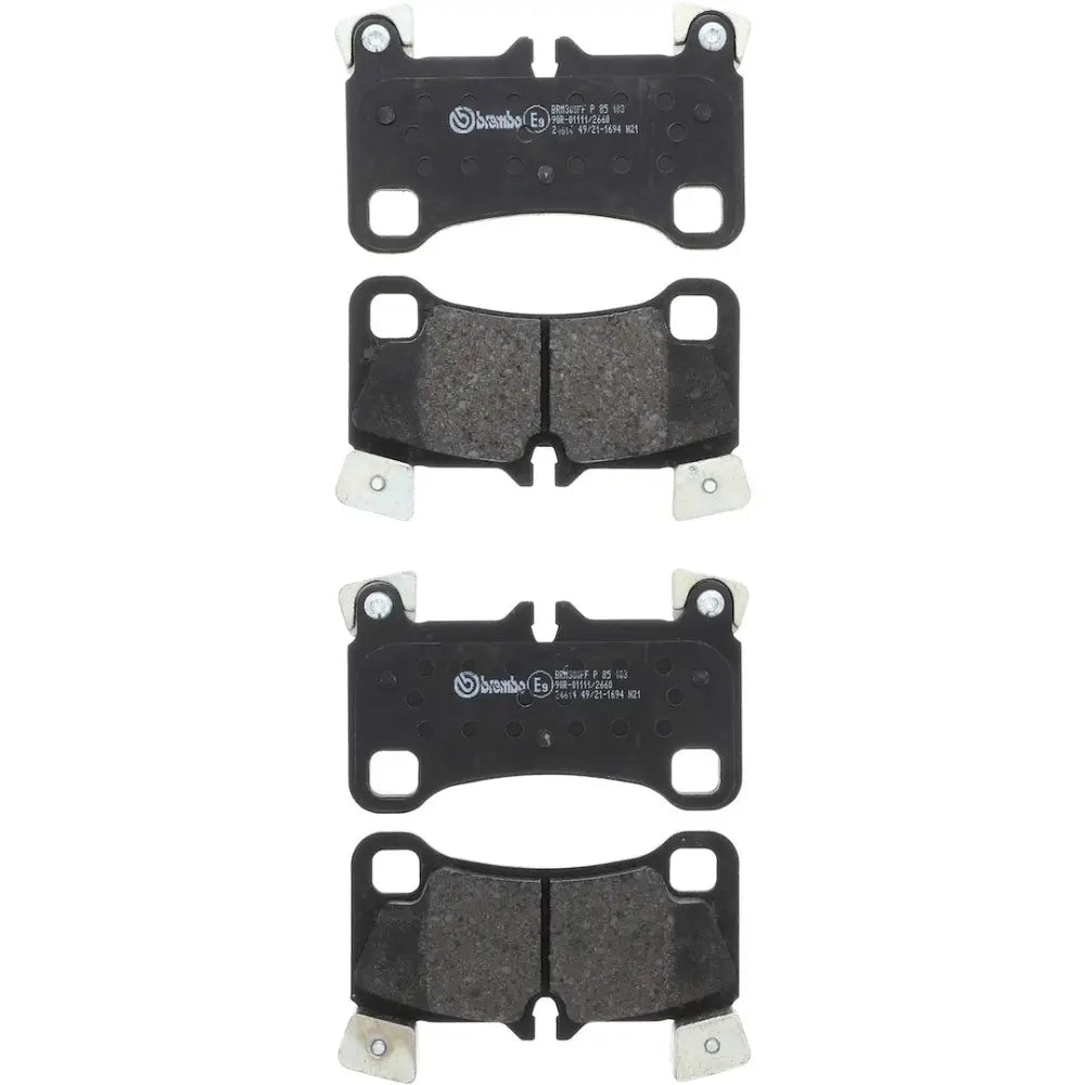 Brembo Premium Low-Met OE Equivalent Pad Brake Pad P85103 - Disc Set