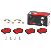 Brembo Premium Low-Met OE Equivalent Pad Brake Pad P85108N - Disc Set