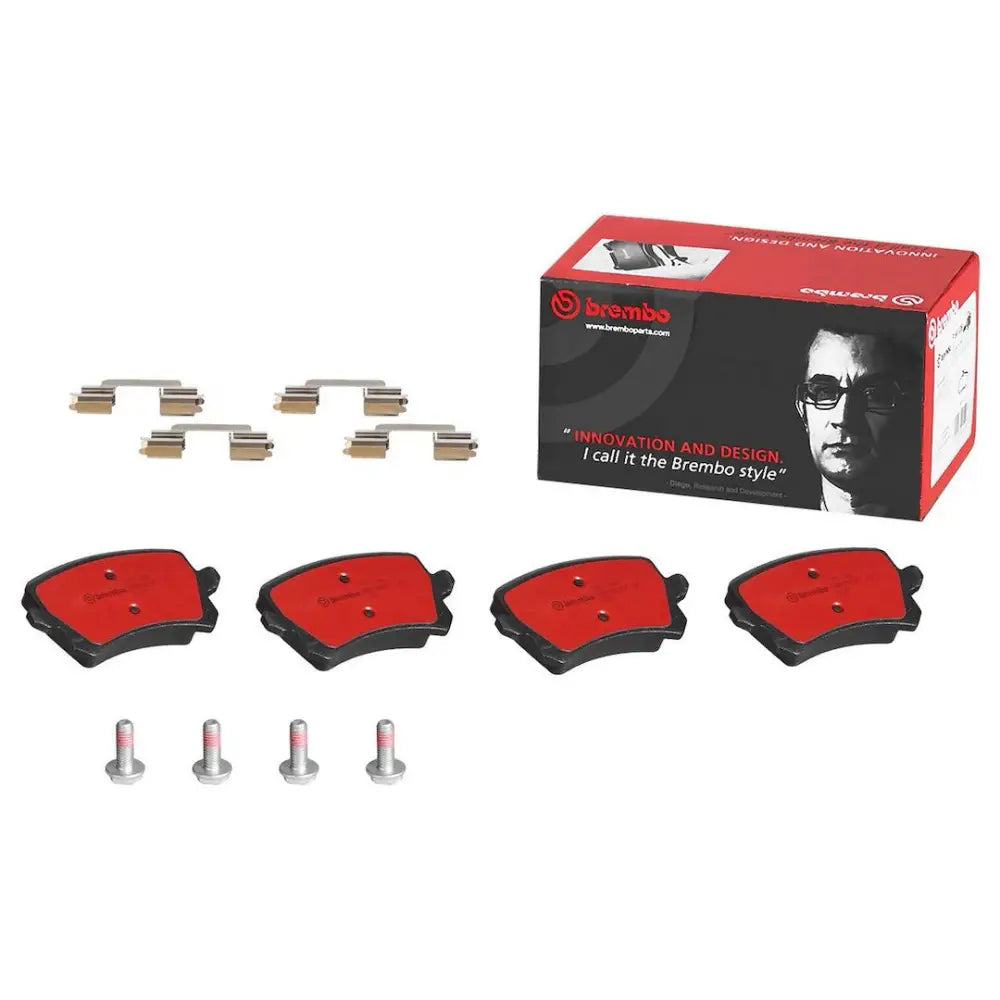 Brembo Premium Low-Met OE Equivalent Pad Brake Pad P85108N - Disc Set