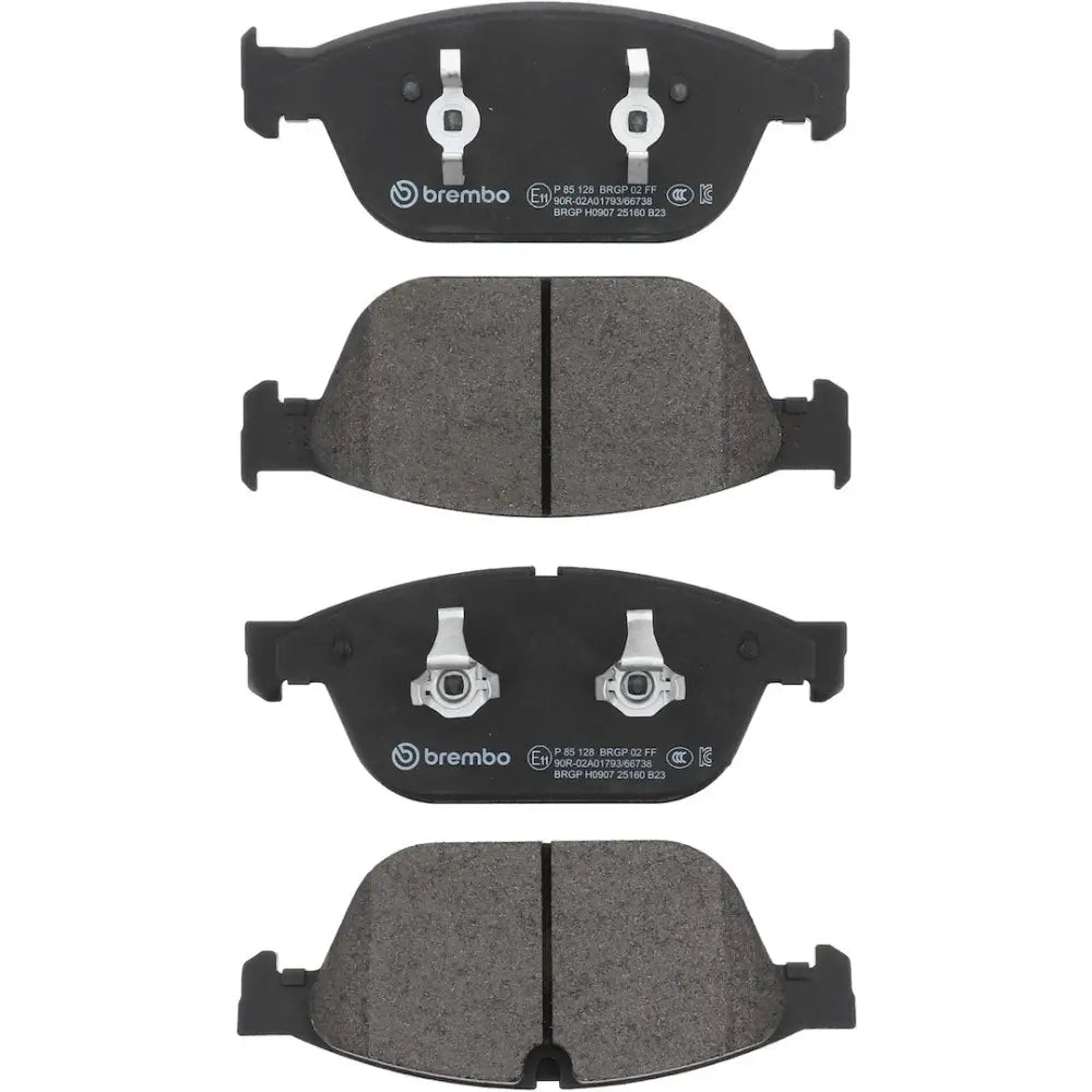Brembo Premium Low-Met OE Equivalent Pad Brake Pad P85128 - Disc Set