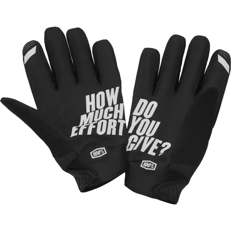 Brisker Gloves Black Lg 