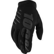 100% Brisker Gloves Black Lg