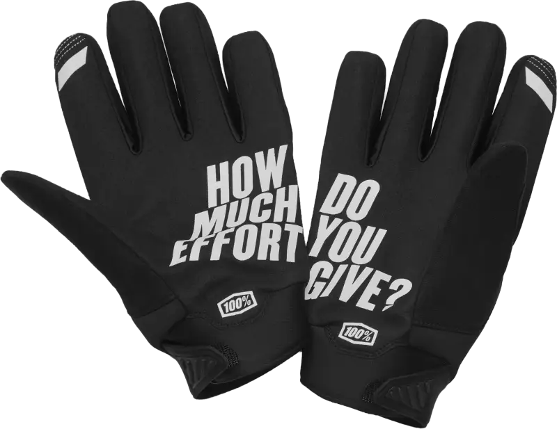 Brisker Gloves Black Lg 