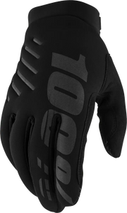 100% Brisker Gloves Black Lg