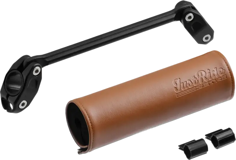 Handlebar Bar Pad Set 165mm Brown Pad W/185mm Brace - ZETA