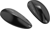 BS509B Rizoma Mirror Block Off Plates Pair Black Hon - RV and Auto Parts