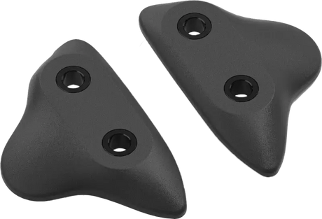 BS523B Rizoma Mirror Block Off Plates Pair Black Yam - RV and Auto Parts