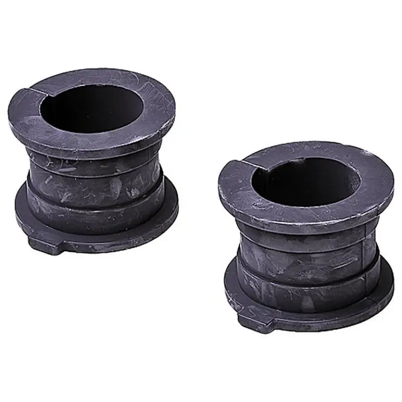 Two black split cylindrical bushings for BSK74229PR Dorman Bushing replacement