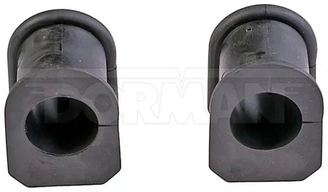 Two black rubber sway bar bushings for BSK85309PR Dorman Stabilizer Bar Bushing Kit