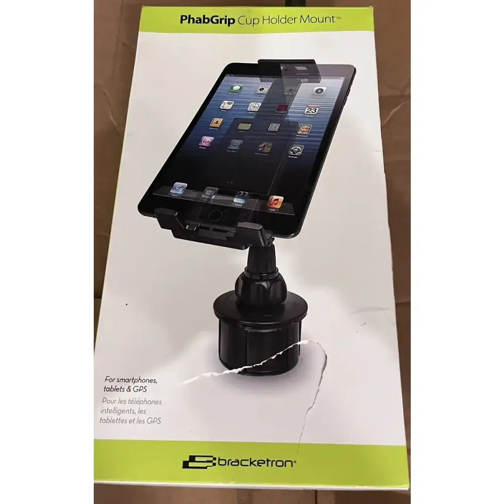BT1-657-2 Bracketron Phabgrip Cup Holder Mount - Tablet/ E-Reader