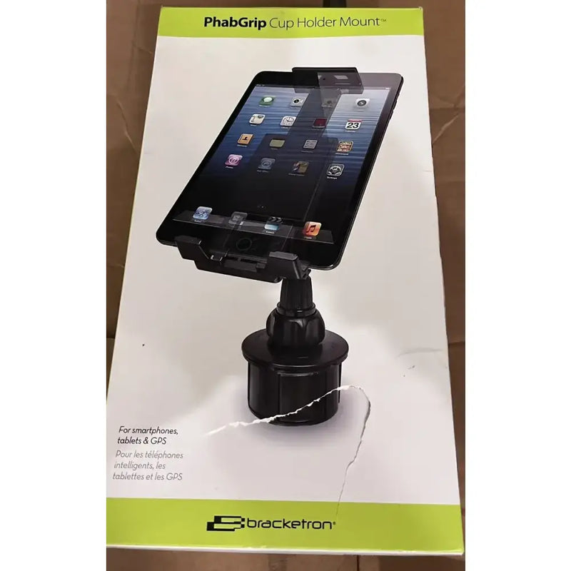 BT1-657-2 Bracketron Phabgrip Cup Holder Mount - Tablet/ E-Reader