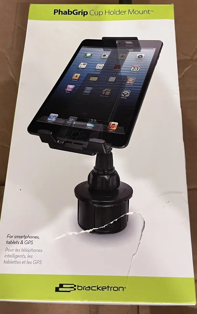 BT1-657-2 Bracketron Phabgrip Cup Holder Mount - Tablet/ E-Reader