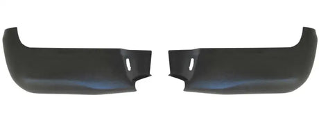 Pair of textured black bumper end caps for BT1011 Ecoological Textured Black Tpo Bumper Overlay