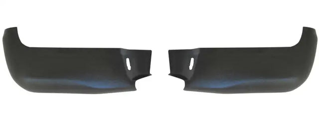 Pair of textured black bumper end caps for BT1011 Ecoological Textured Black Tpo Bumper Overlay