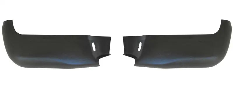 Pair of textured black bumper end caps for BT1011 Ecoological Textured Black Tpo Bumper Overlay