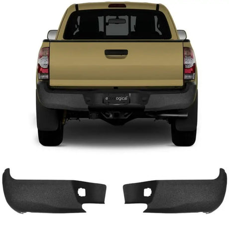 BT1013 Ecoological bumper overlay with truck bumper end caps for a sleek look