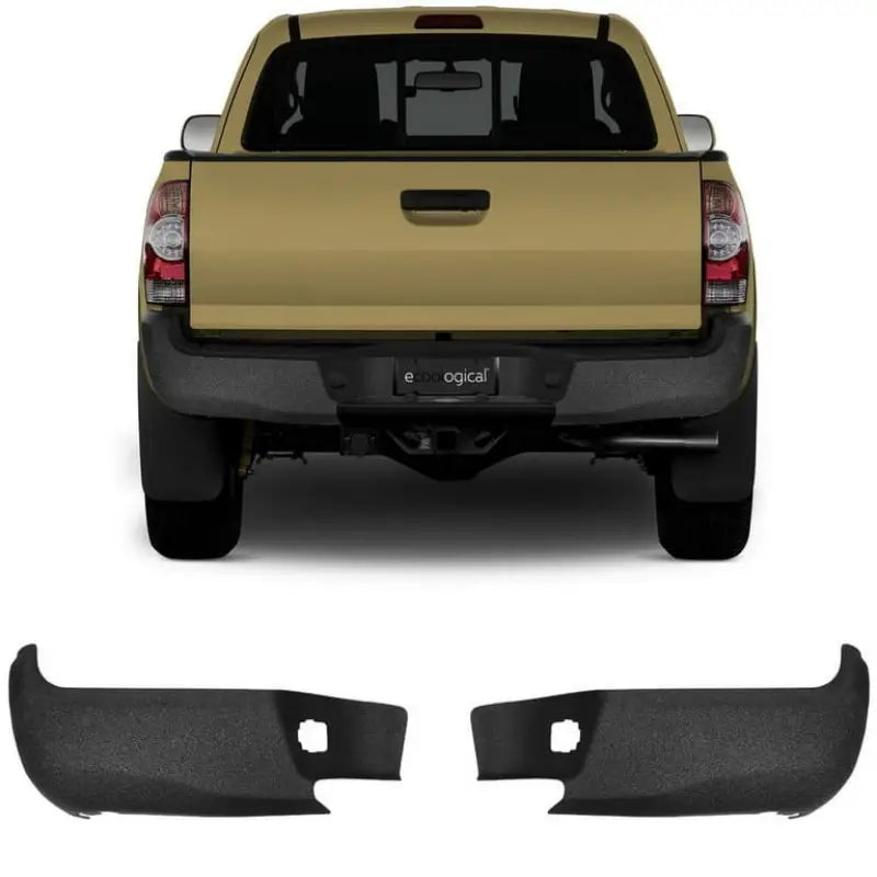 BT1013 Ecoological bumper overlay with truck bumper end caps for a sleek look