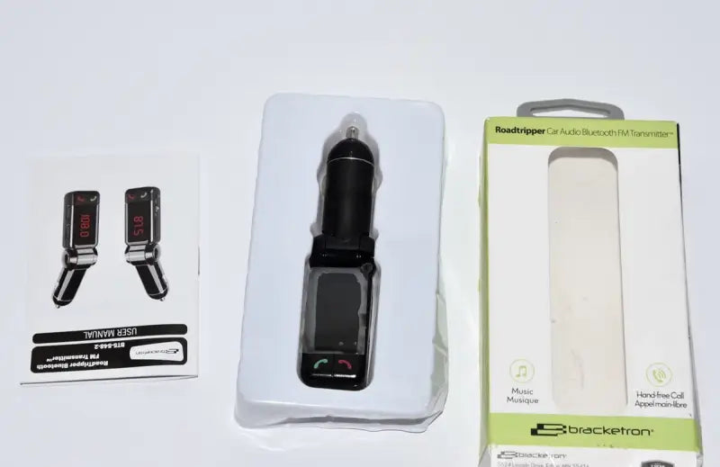 Black car audio Bluetooth FM transmitter BT5-548-2 Roadtripper Bluetooth Transmitter