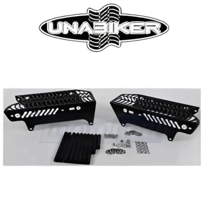 Motorcycle radiator and engine guards with Unabiker radiator guard for Beta bikes