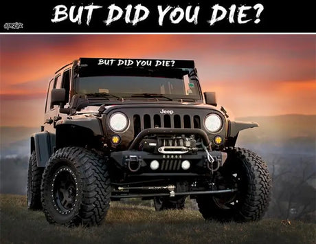 Black Jeep Wrangler on BTDYD52 Aerox 52 Inch Sgl Row I for the inch sgl product