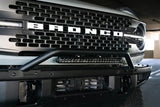 Bull Bar 1-1/2 Inch Diameter; With Mounting Tabs For Up To 20 Light Bar; Powder Coated; Black; Steel - Truck &