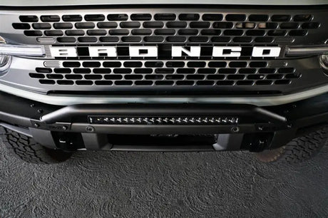 Bull Bar 1-1/2 Inch Diameter; With Mounting Tabs For Up To 20 Light Bar; Powder Coated; Black; Steel - Truck &