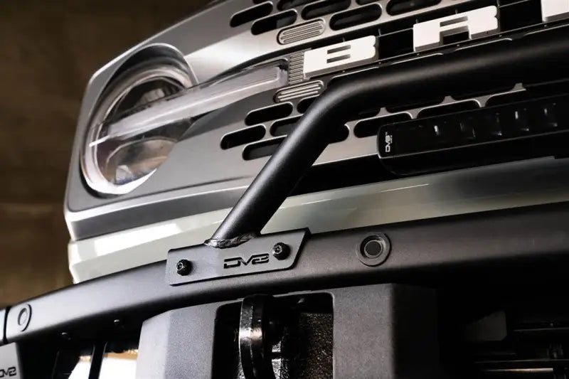 Bull Bar 1-1/2 Inch Diameter; With Mounting Tabs For Up To 20 Light Bar; Powder Coated; Black; Steel - Truck &