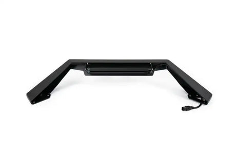 Bull Bar Bolt-On; For Use With DV8 MTO Series Bumpers; Mounts 13 Inch Elite Light Bar; Powder Coated; Black; Steel