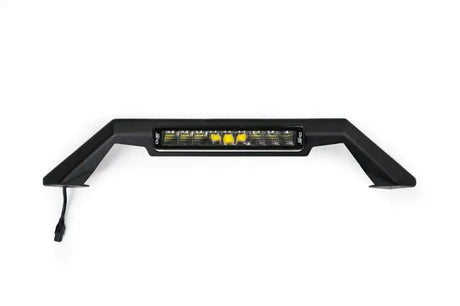 Bull Bar Bolt-On; For Use With DV8 MTO Series Bumpers; Mounts 13 Inch Elite Light Bar; Powder Coated; Black; Steel