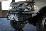 Bull Bar Bolt-On; For Use With DV8 MTO Series Bumpers; Mounts 13 Inch Elite Light Bar; Powder Coated; Black; Steel