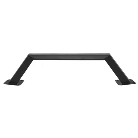 Bull Bar Textured Powder Coat; Black; Steel; Angular Bar; Without Skid Plate; With Light Mounting Tabs; Hardware/