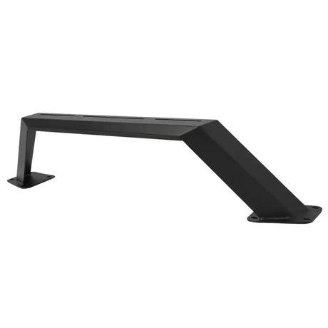 Bull Bar Textured Powder Coat; Black; Steel; Angular Bar; Without Skid Plate; With Light Mounting Tabs; Hardware/