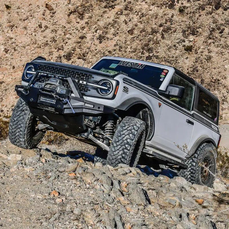 Bull Bar Textured Powder Coat; Black; Steel; Angular Bar; Without Skid Plate; With Light Mounting Tabs; Hardware/