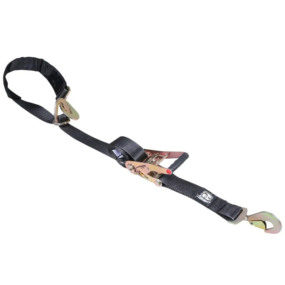 Bulldog Winc Heavy Duty Twisted Snap Hooks Tie Down Strap Ratchet 20229 - Ratcheting Axle X10 10KBS